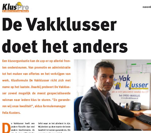 Vakklusser KlusPro